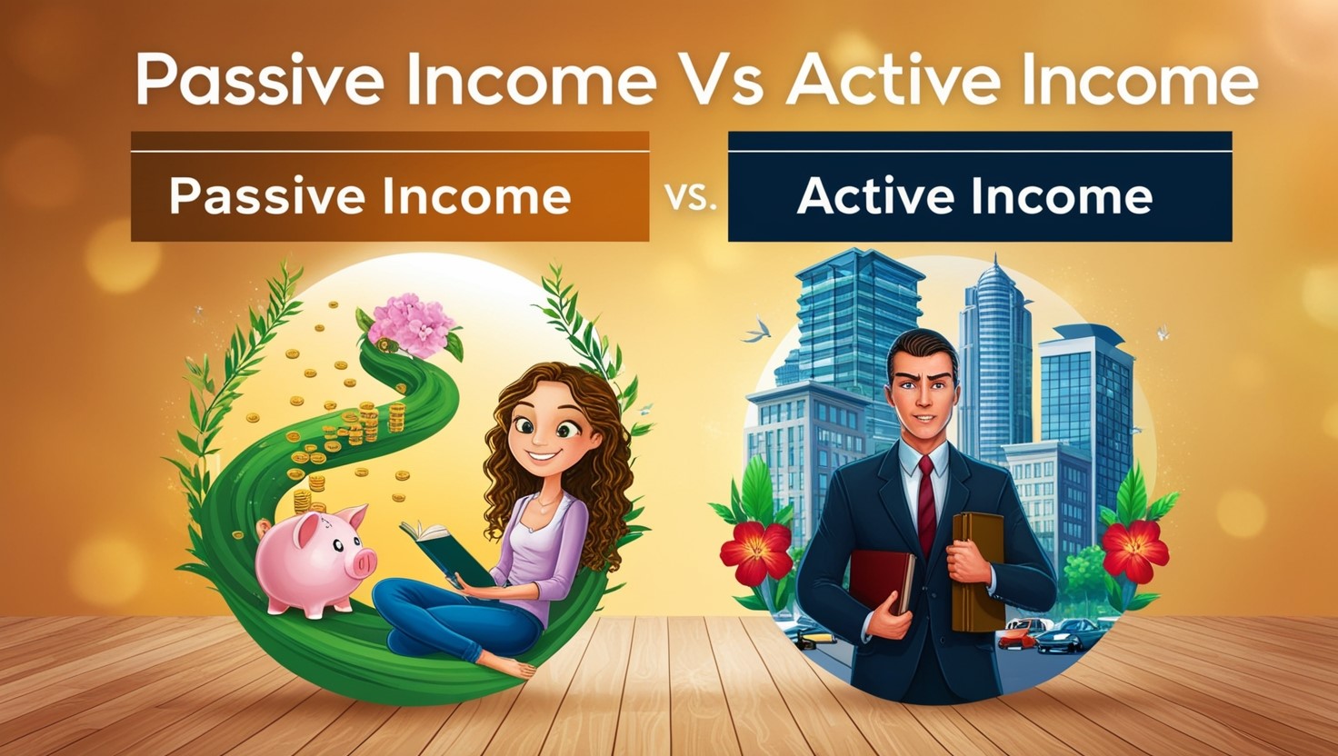 Passive Income vs Active Income: What’s the Difference?